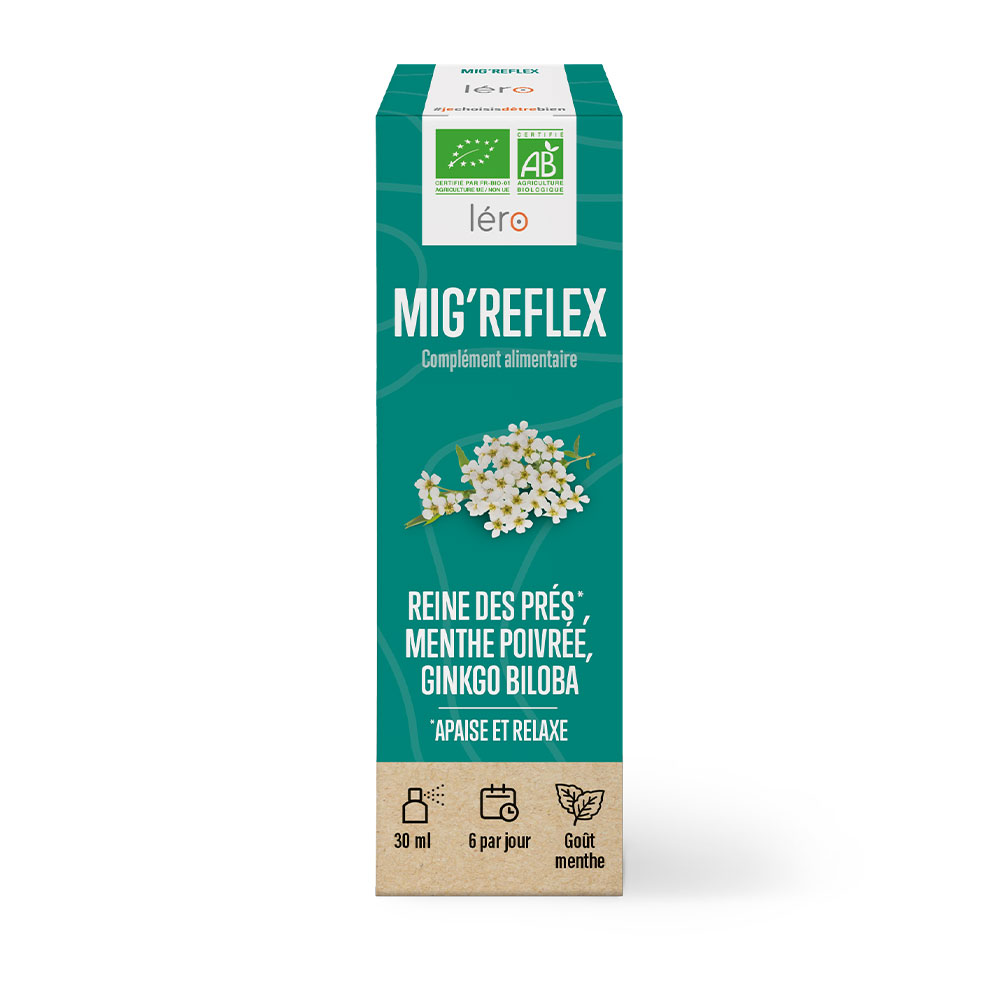 Lero Mig'Reflex Calmante y relajante BIO Sabor a menta 30 ml