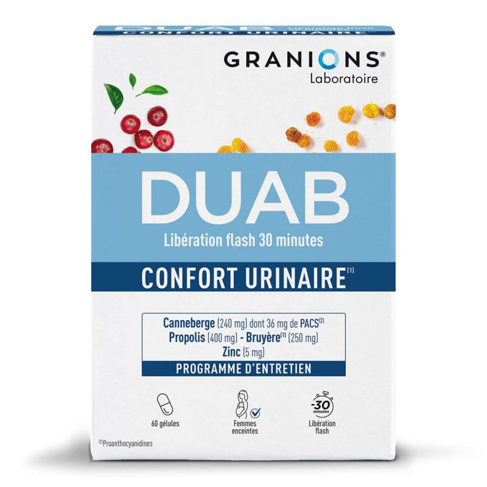 Granions Duab bienestar urinario 60 Gélulas