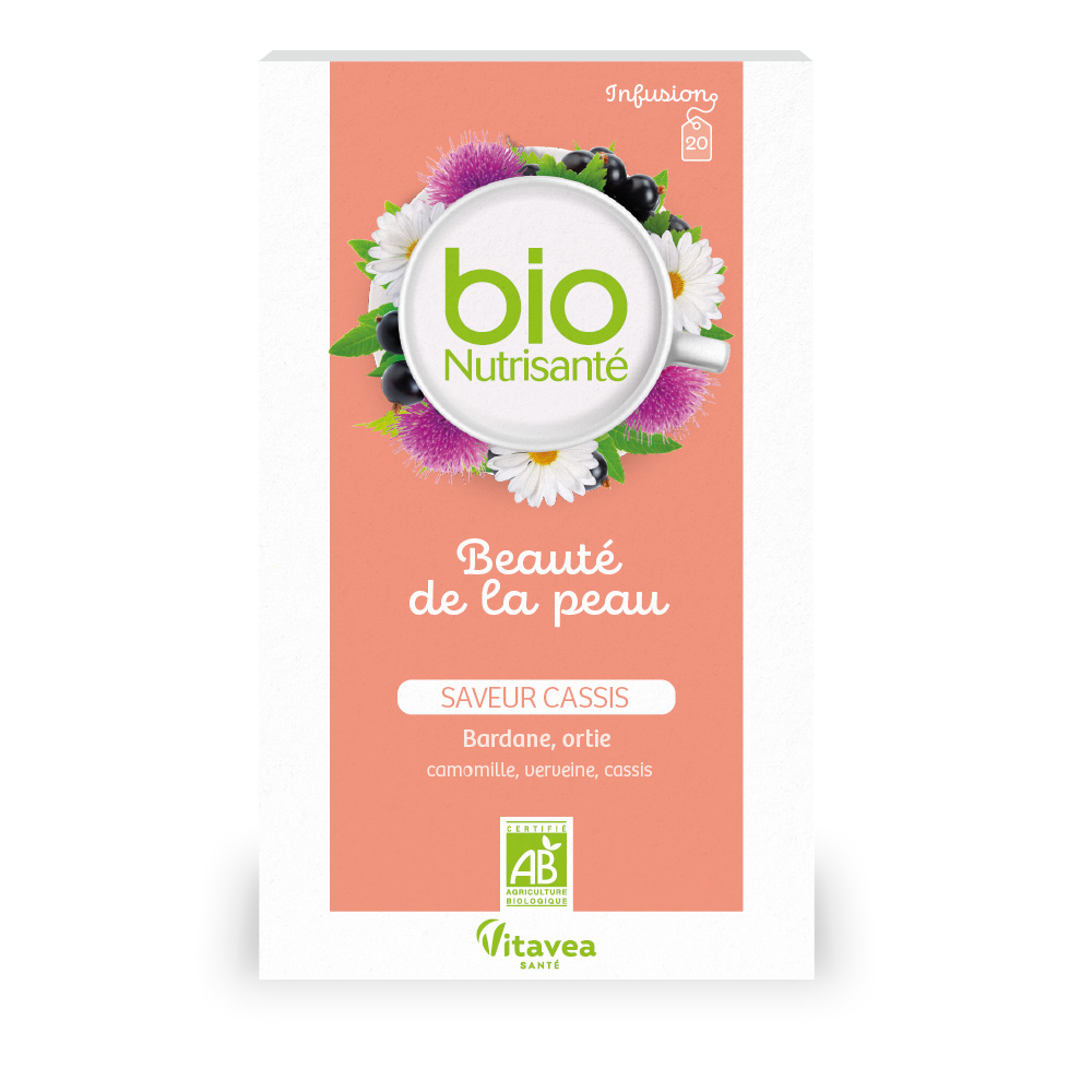 Vitavea Santé BioNutrisanté Infusión Belleza de la piel Sabor grosella negra 20 sobres