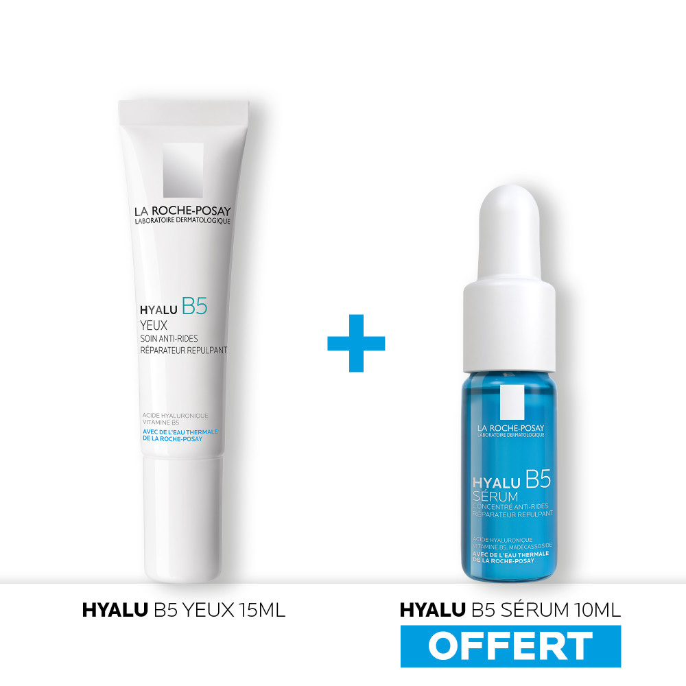 La Roche-Posay Hyalu B5 Cofre Contorno de ojos antiarrugas 15ml Hyalu B5 + mini sérum 10ml gratis + mini Serum 10ml offert