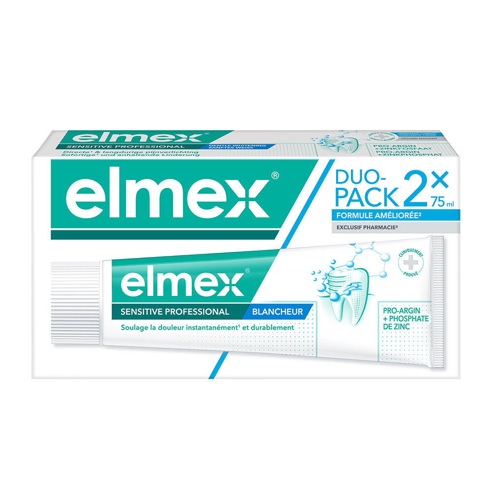 Elmex Sensitive Professional Pasta dentífrica blanqueadora 2 x 75 ml