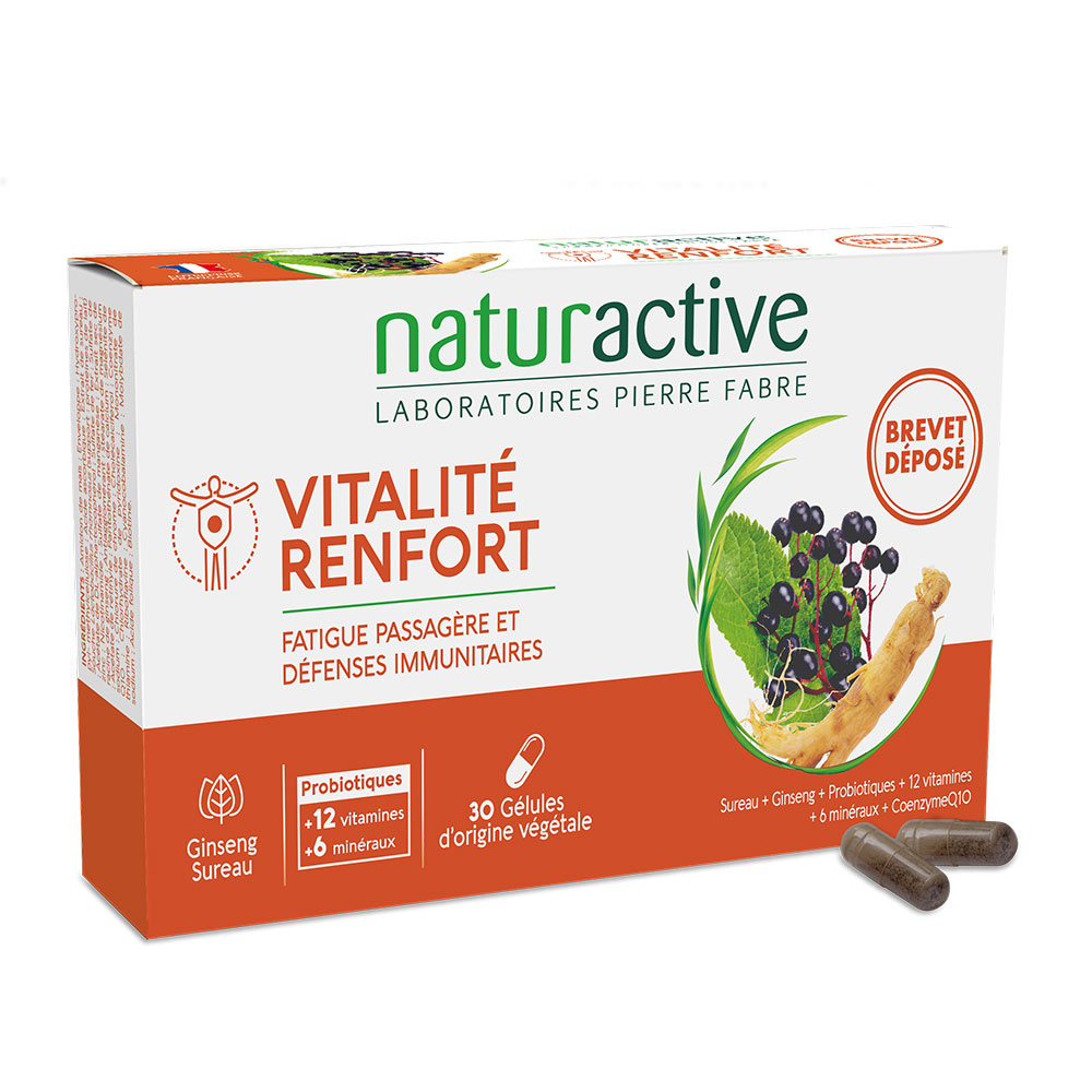 Naturactive Activ 4 refuerzo defensas inmunitarias y vitalidad 30 cápsulas