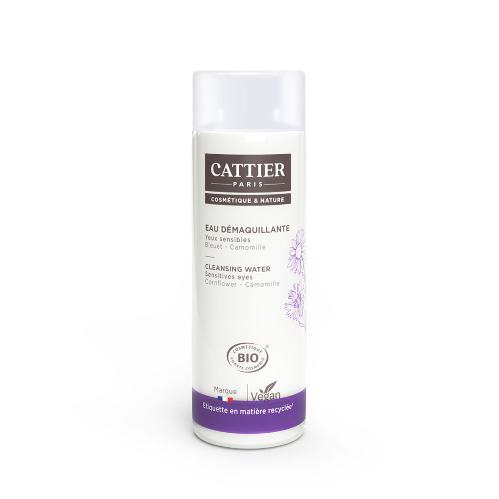 Cattier Pétalo de Iris agua desmaquillante bio ojos sensibles 150ml