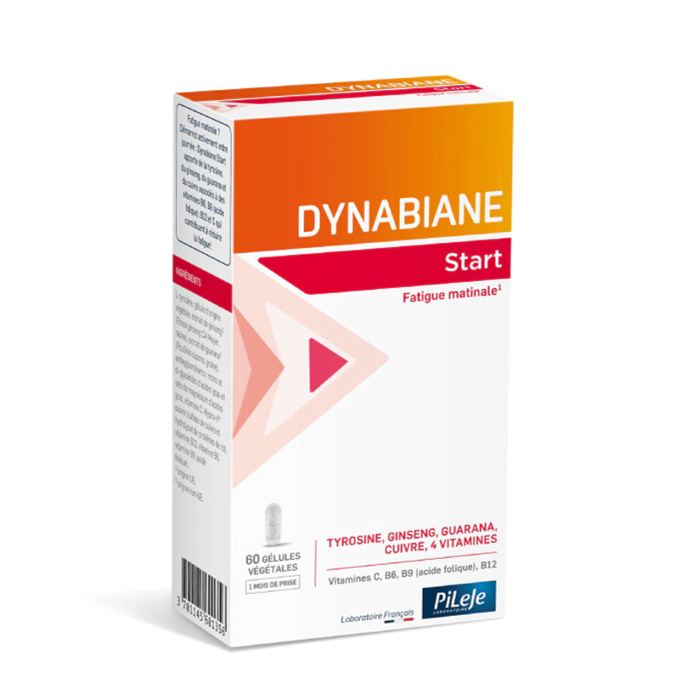 Pileje Dynabiane Start fatiga matutina 60 cápsulas