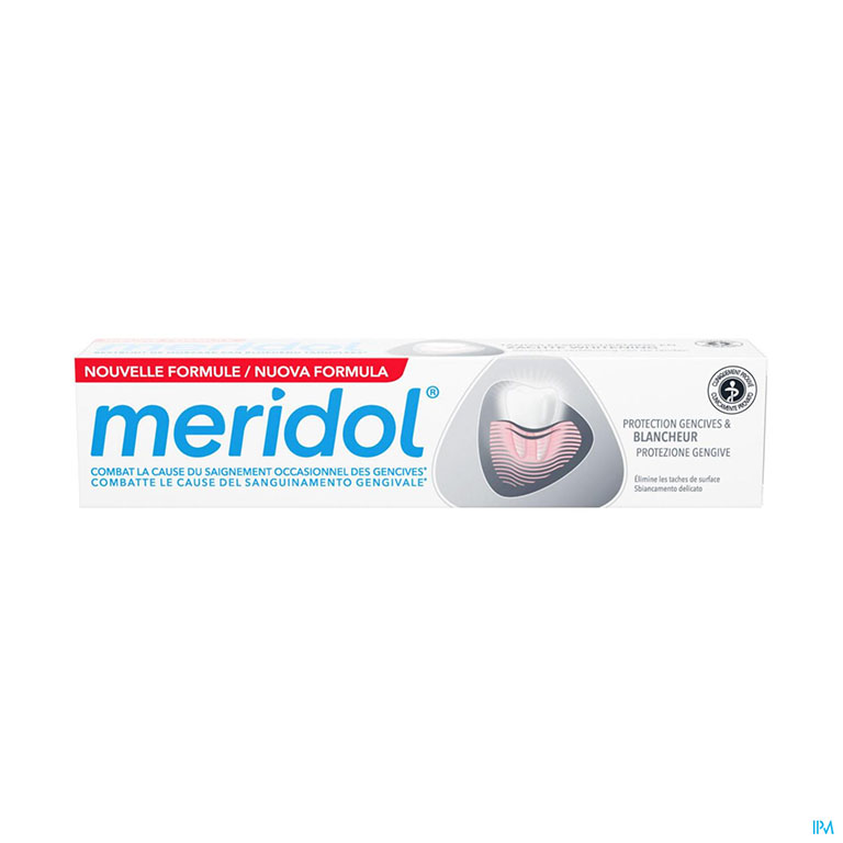 Meridol Dentifrice Blancheur Protection Gencives 75ml