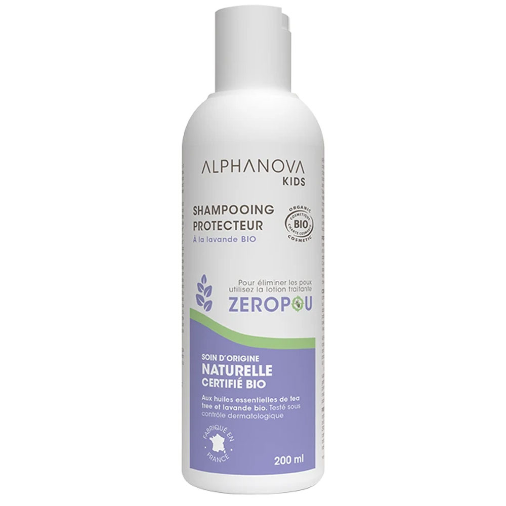 Alphanova Kids Champú repelente cero piojos bio 200ml