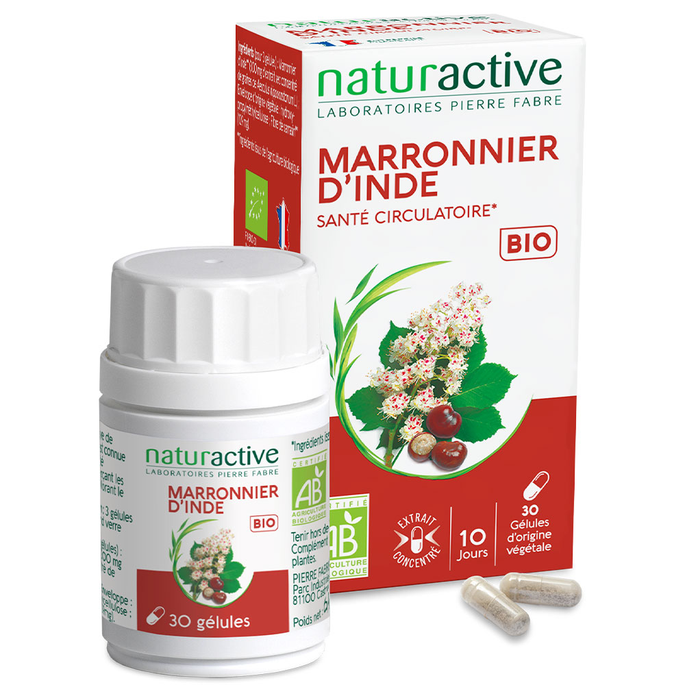 Naturactive Castaño de Indias ecológico 30 cápsulas
