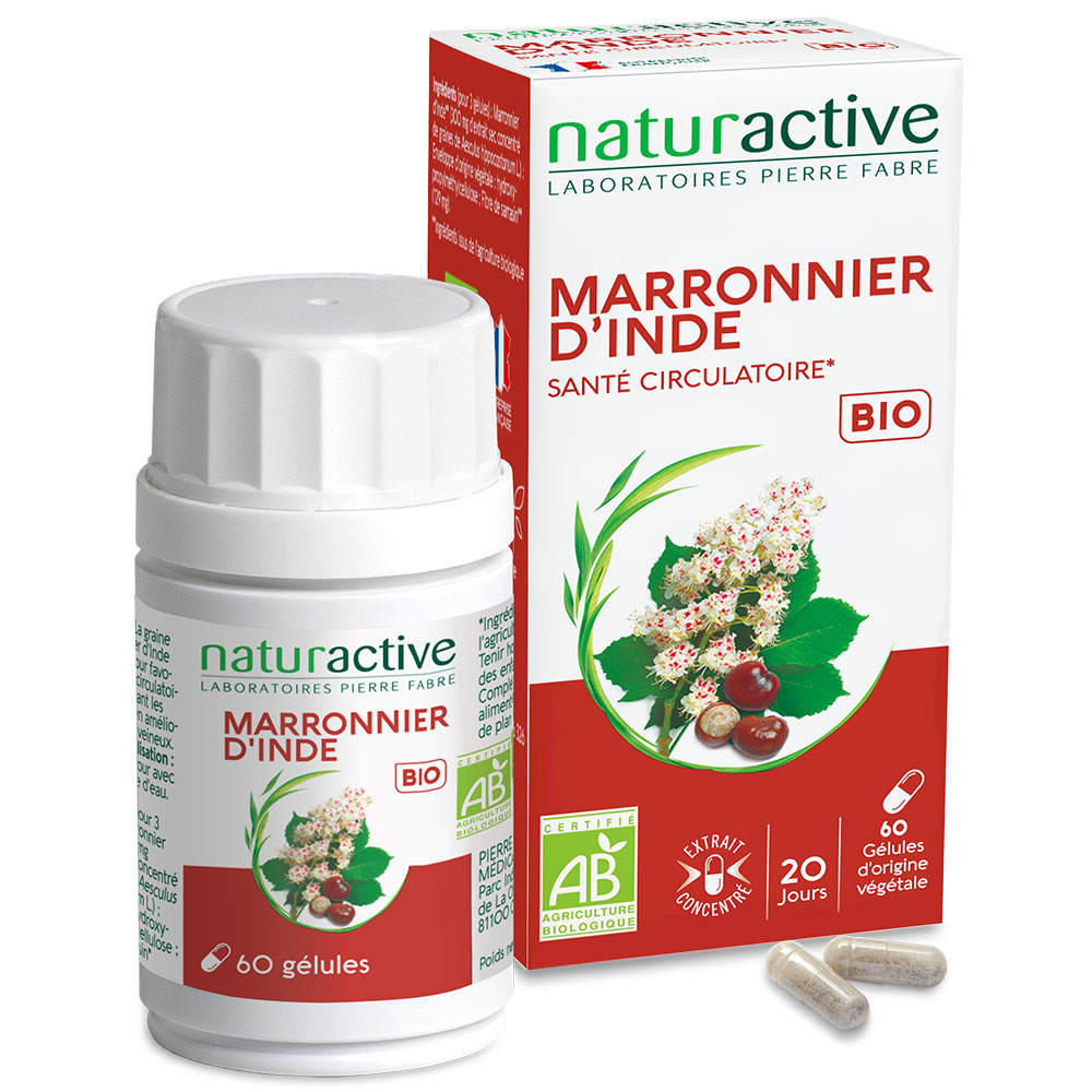 Naturactive Castaño de Indias ecológico 60 cápsulas