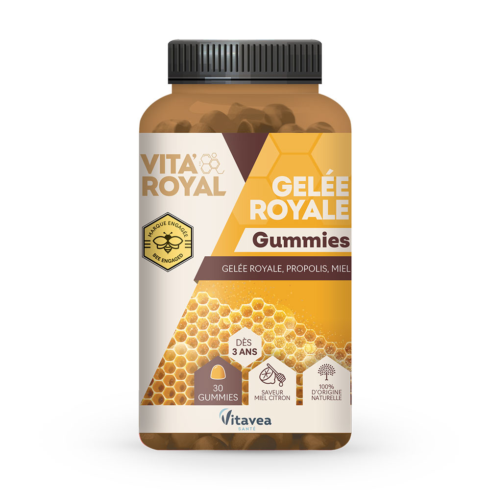 Vitavea Santé Vita'Royal Jalea real y miel Sabor Miel Limón 30 gomas