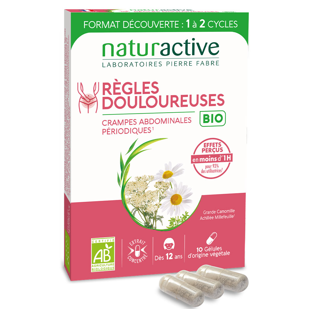 Naturactive Períodos dolorosos orgánicos 10 gélules