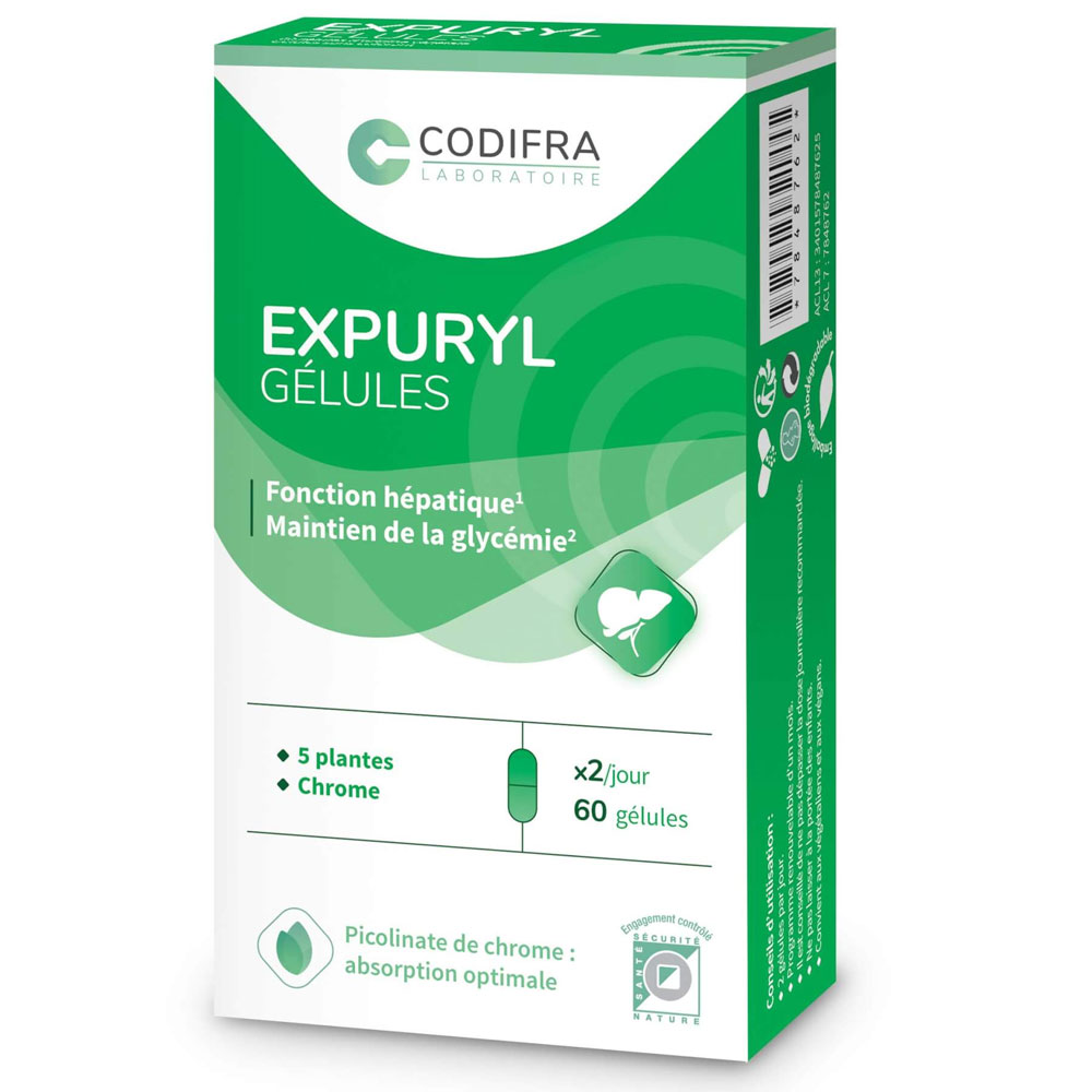 Codifra Expuryl 60 cápsulas