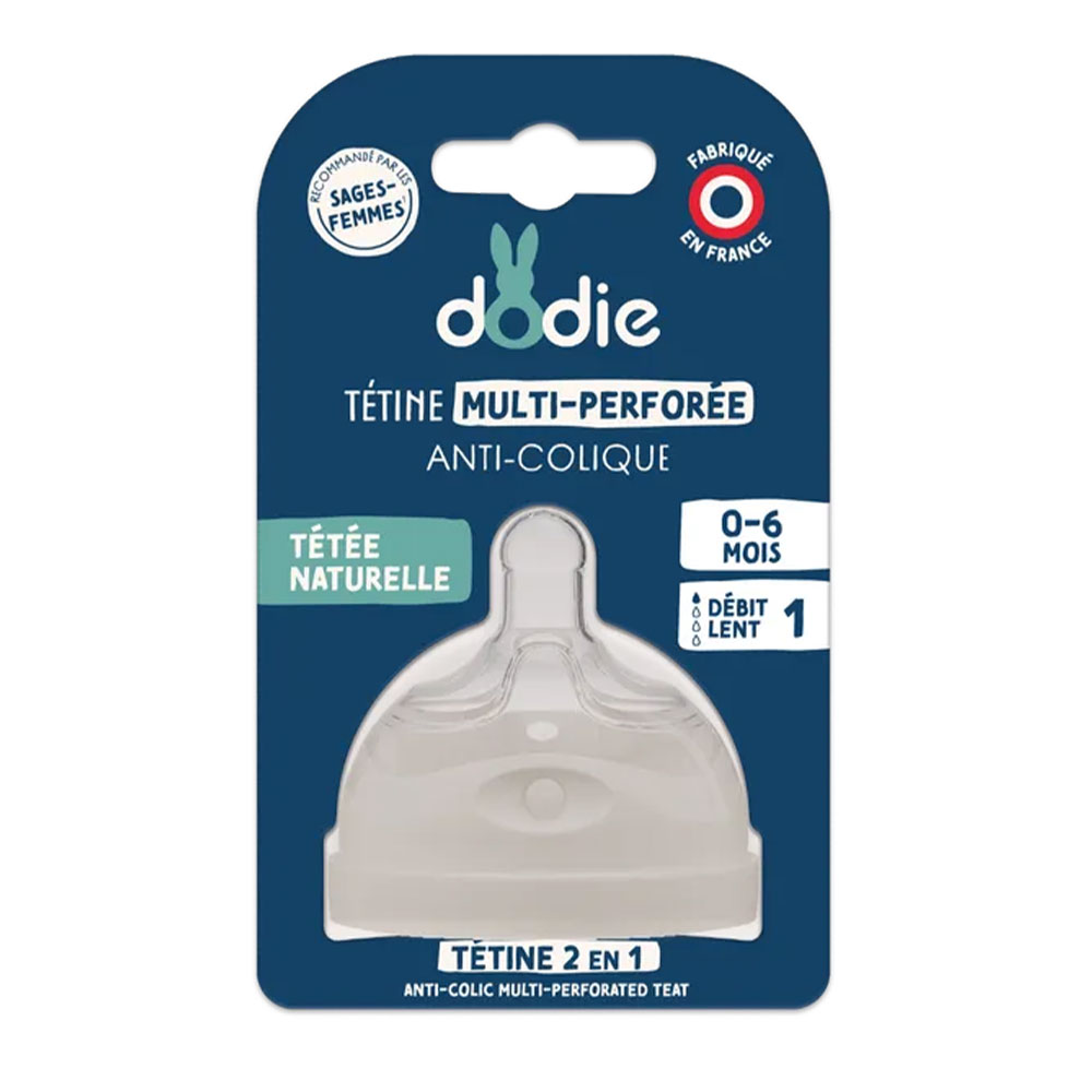 Dodie Tetina multiperforada Anticólicos Silicona