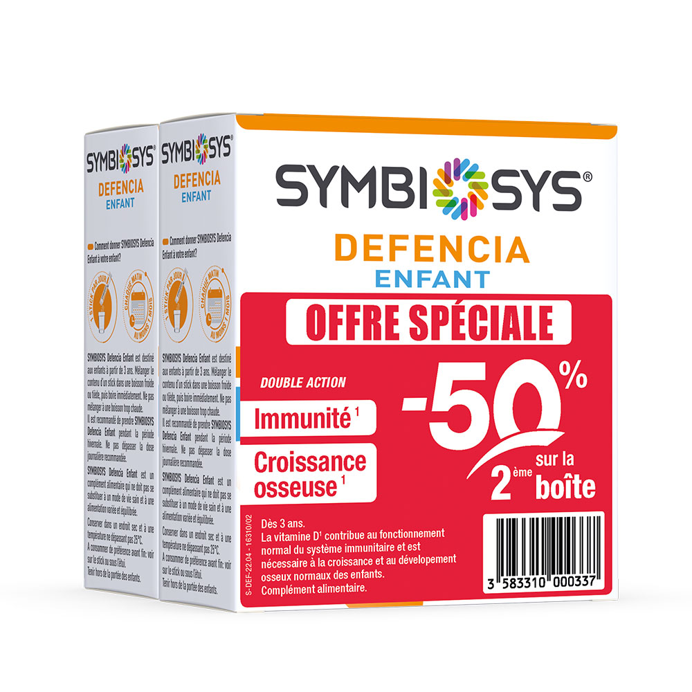 Symbiosys Microbiota Defencia infantil x60 barras