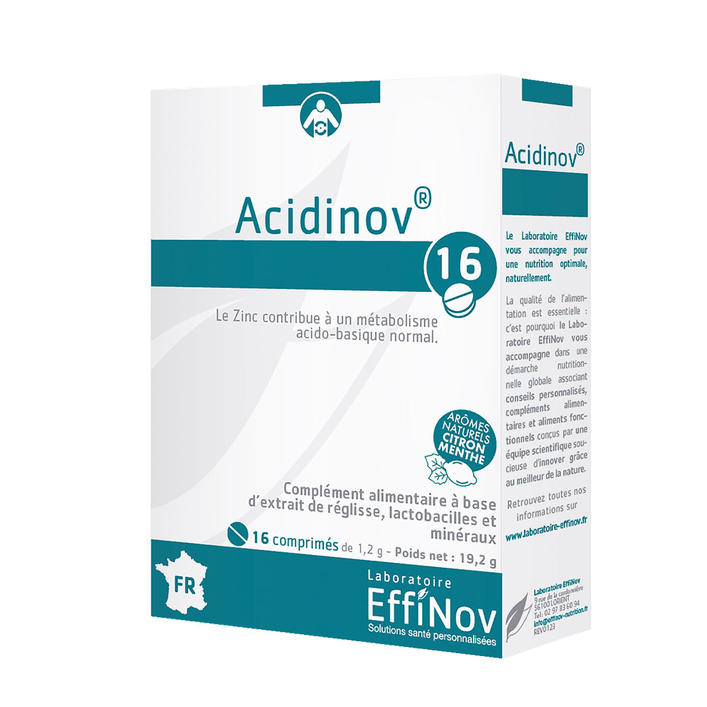 Effinov Nutrition Acidinov equilibrio 16 comprimidos