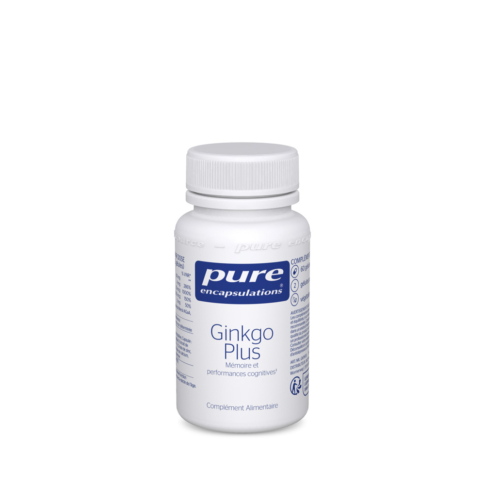 Pure Encapsulations Ginkgo Plus 60 cápsulas