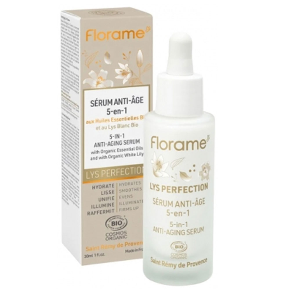 Florame Lys Perfection Sérum Anti Age Haute Correct Bio 30 ml
