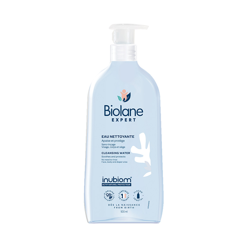 Biolane Experto Agua Limpiadora Bebé Peaux Sensibles 500ml