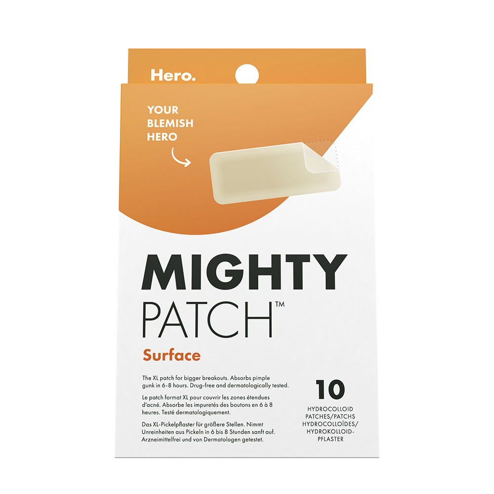 Hero Mighty Patch Zones Parches Extendidos para el Acné Superficie x10