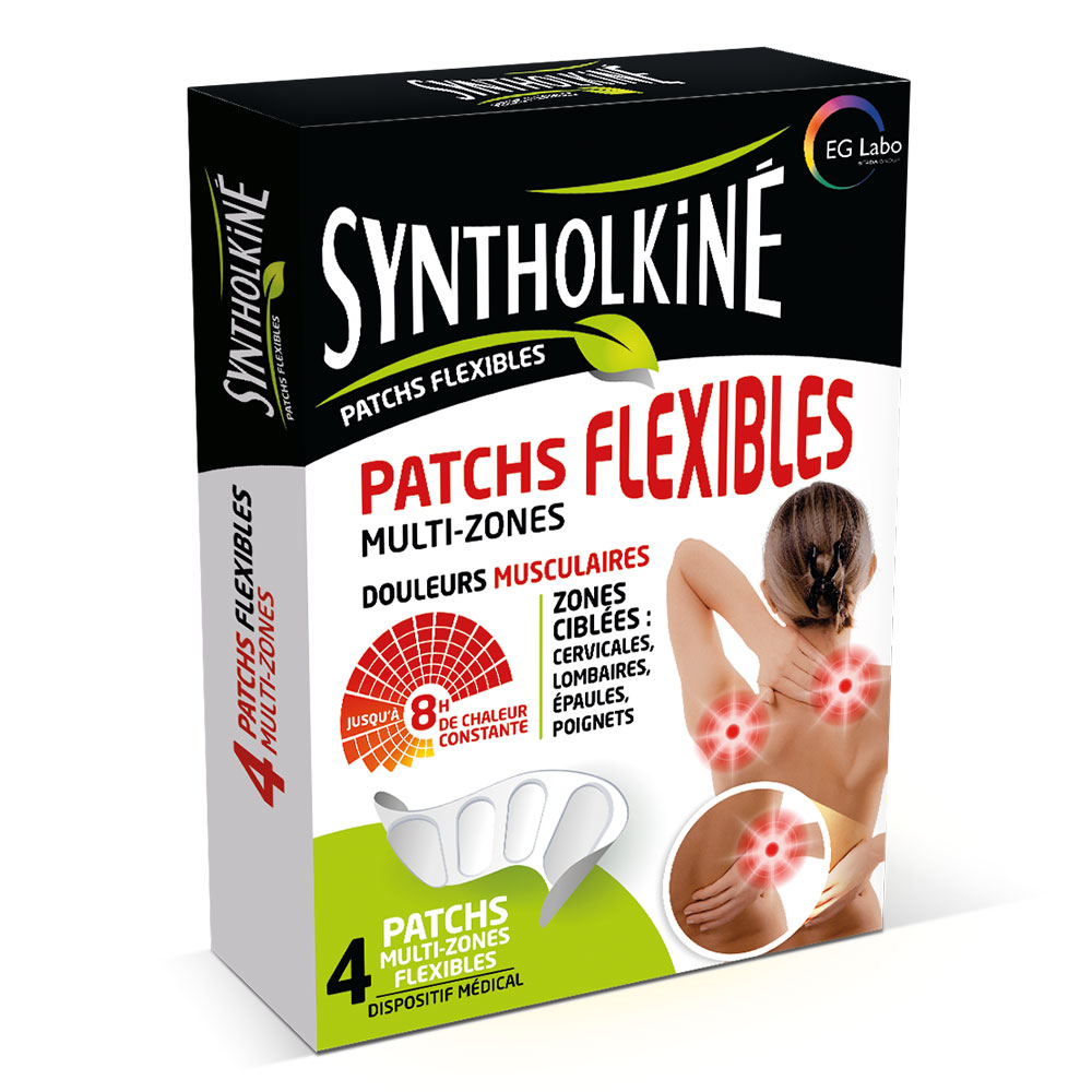 EG Labo SyntholKiné Parches Flexibles Multi-Zona Dolores musculares x4