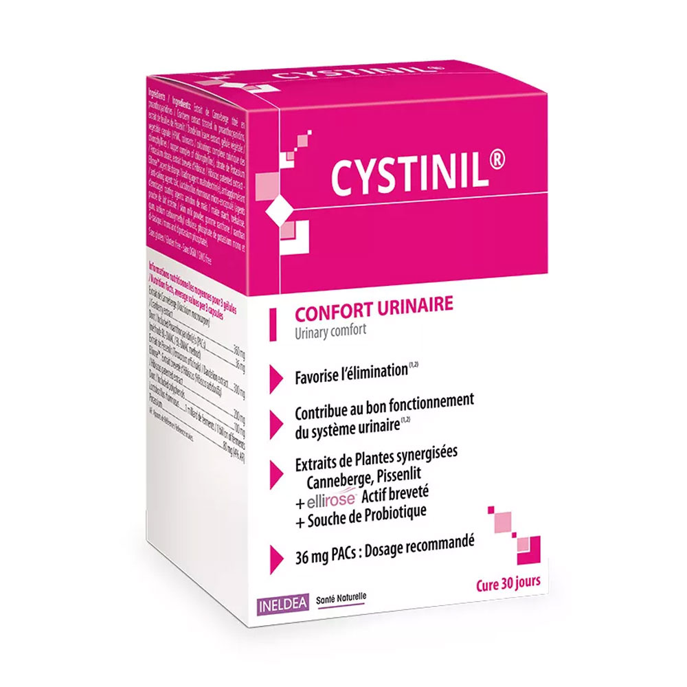 Ineldea Santé Naturelle Cystinil confort urinario 90 cápsulas