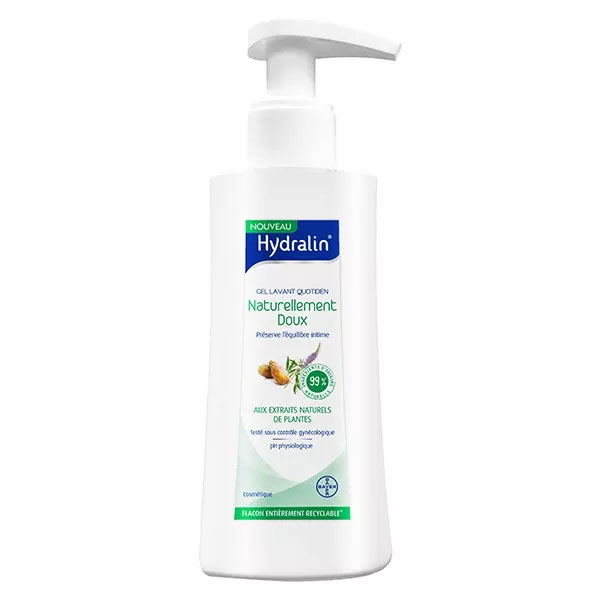 Hydralin Uso Diario Gel limpiador suave natural 200 ml