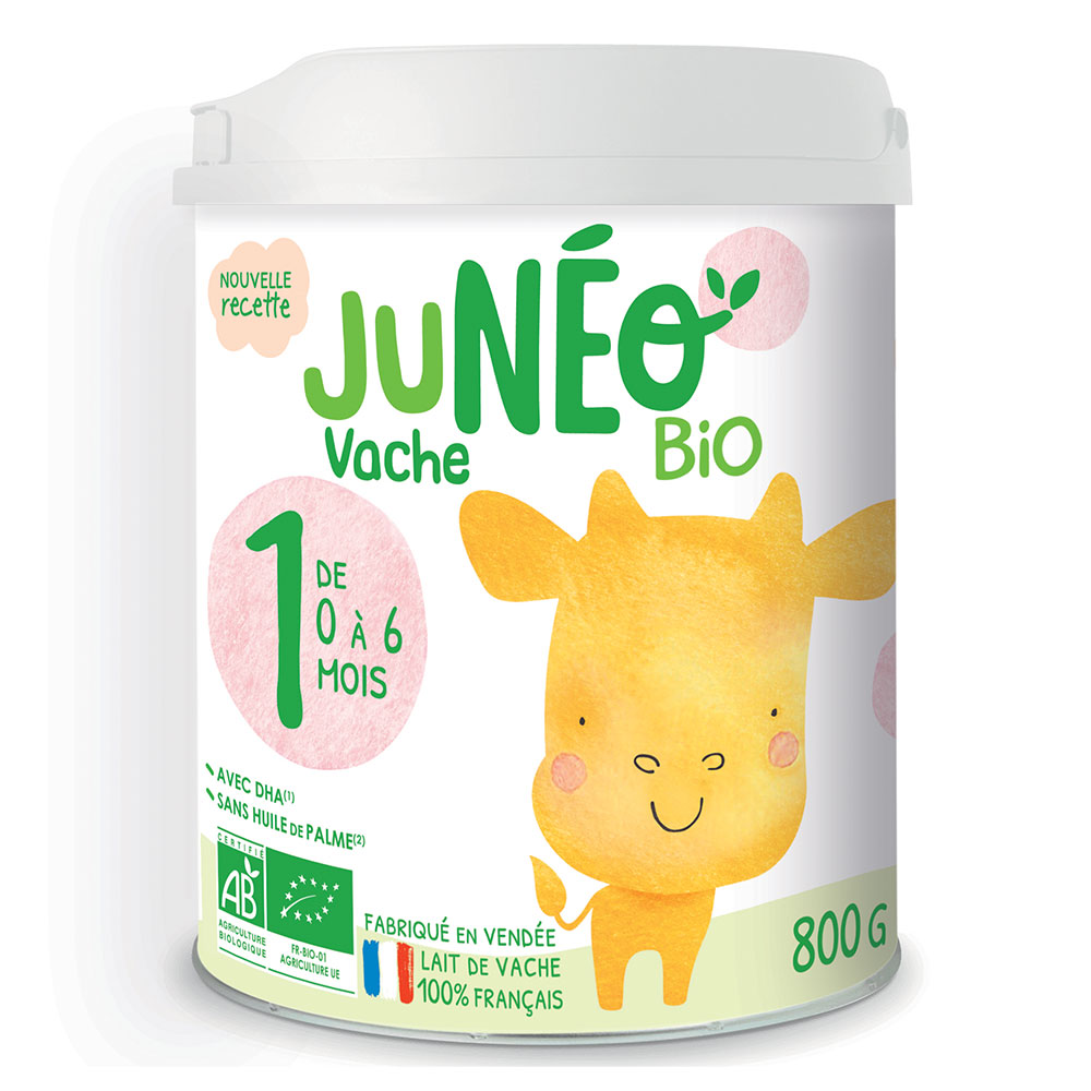 Juneo Vaca Leche infantil bio 1ª Edad 0 a 6 meses 800g