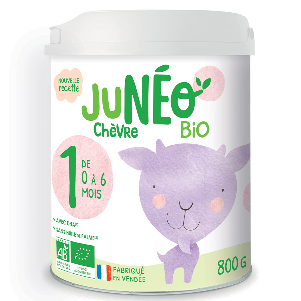 Juneo Cabra Leche bio recién nacido 0 a 6 meses 800g