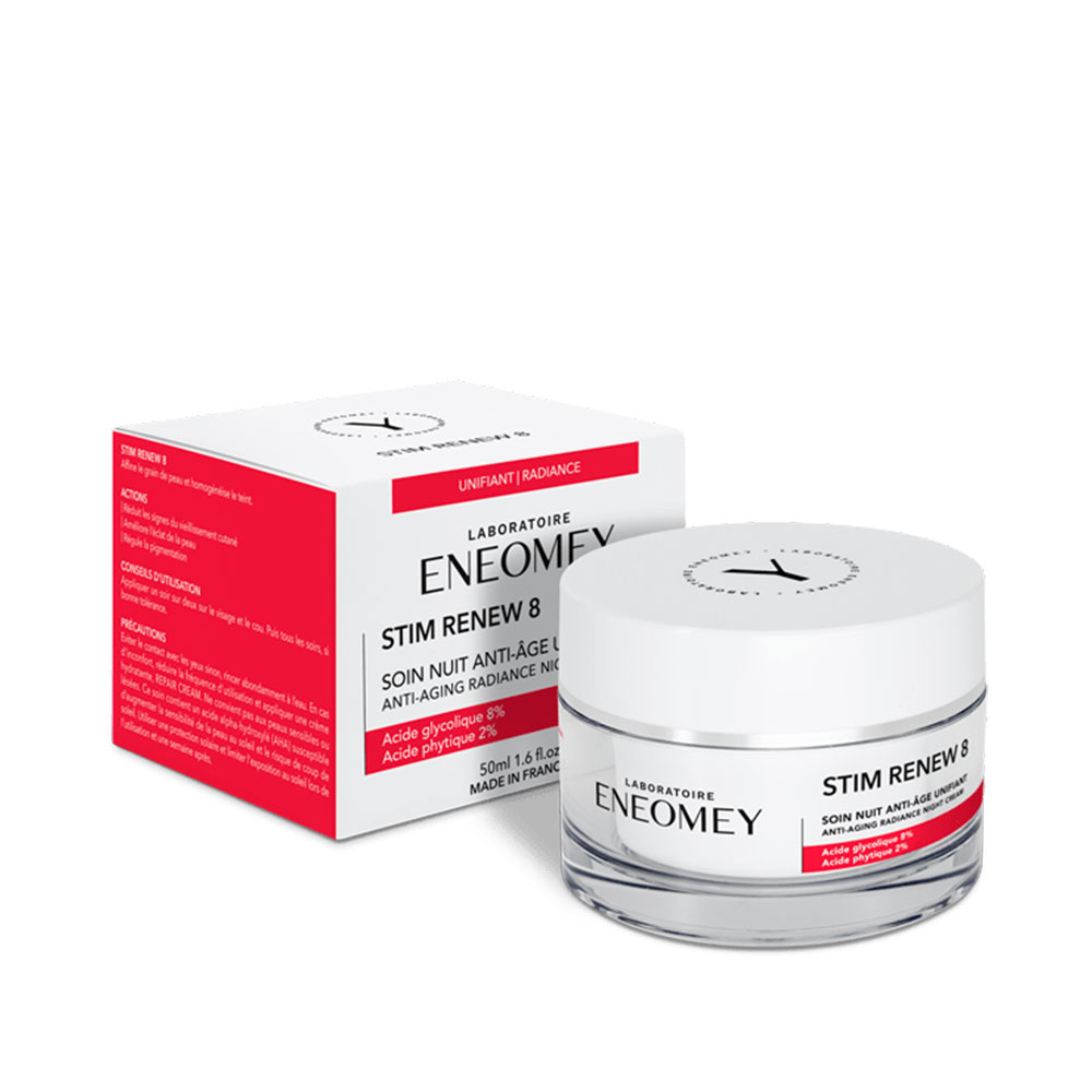 Eneomey Antiedad unificador Stim Renew 8 cuidado nocturno antiedad unificador 50 ml