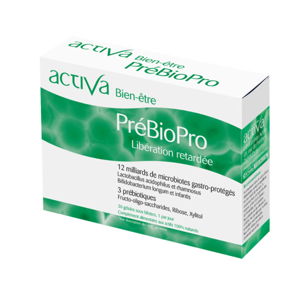 Activa Bienestar Prebiopro liberación prolongada 30 cápsulas