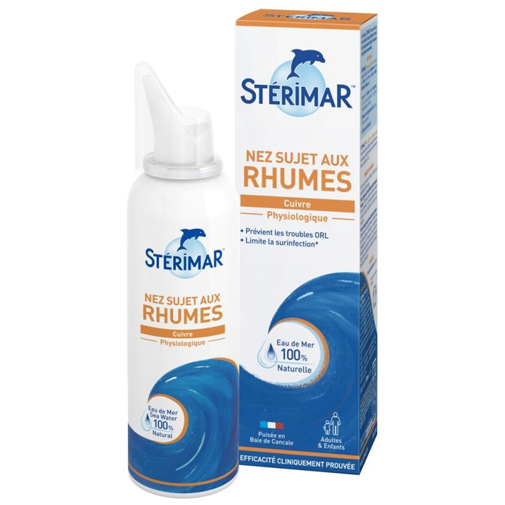 Sterimar Spray nasal para resfriados cobre 100 ml