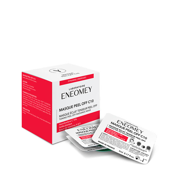 Eneomey Mascarilla peel off C10 efecto luminosidad tensor 6 x 5 ml