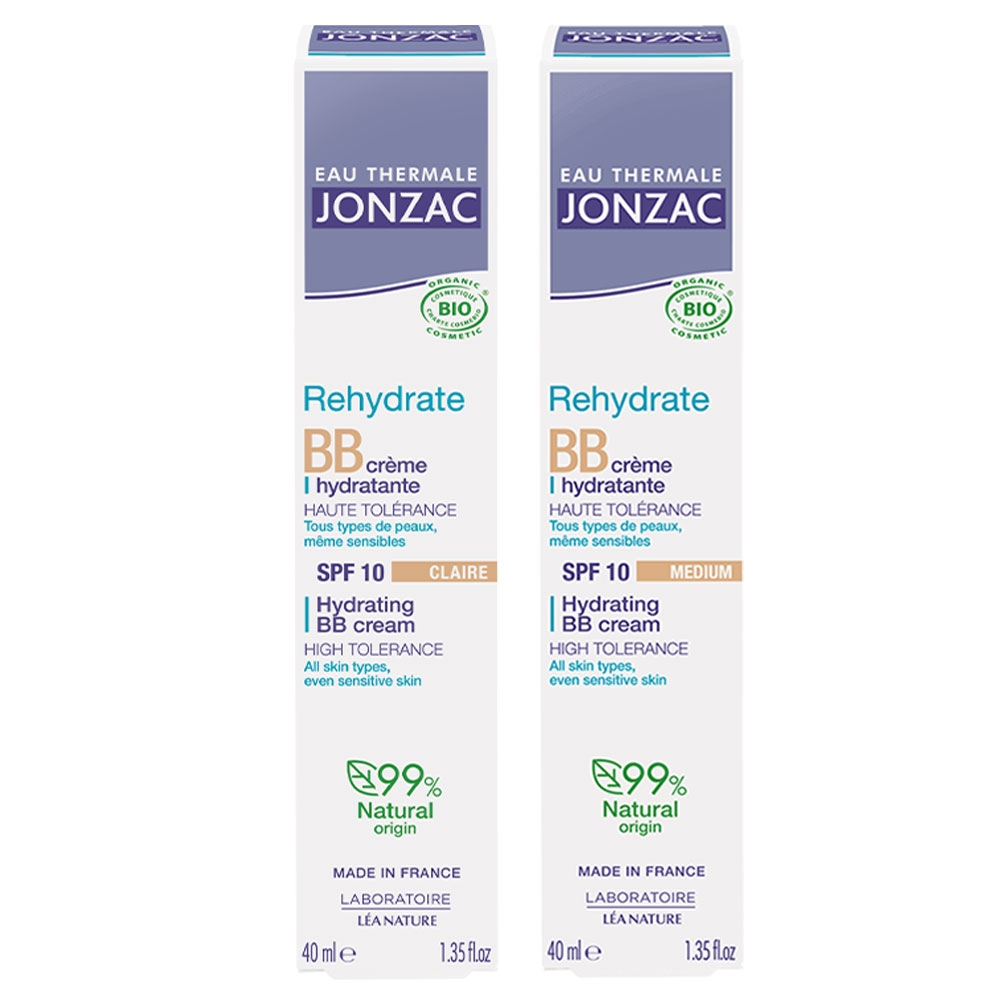 Eau thermale Jonzac REhydrate BB crema hidratante SPF10 bio 40 ml