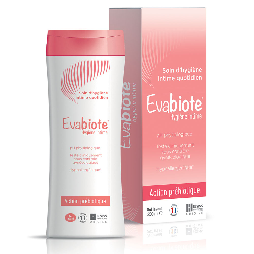 Besins Healthcare Gel íntimo limpiador Evabiote acción prebiótica 250 ml