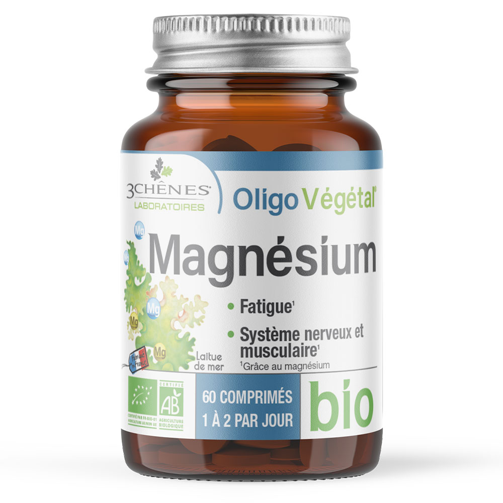 3 Chênes Magnesio bio 60 comprimidos