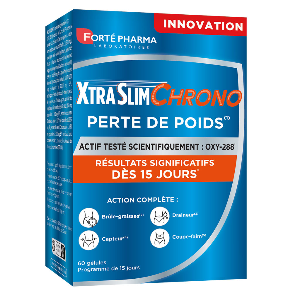 Forté Pharma XtraSlim Chrono Pérdida de peso 60 cápsulas