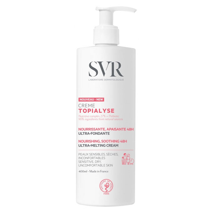 Svr Topialyse Crema nutritiva calmante ultra fundente piel sensible 400 ml