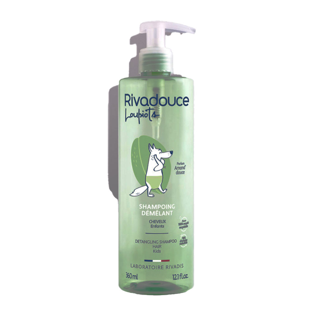 Rivadouce Loupiots Champú desenredante para niños almendra dulce 360 ml