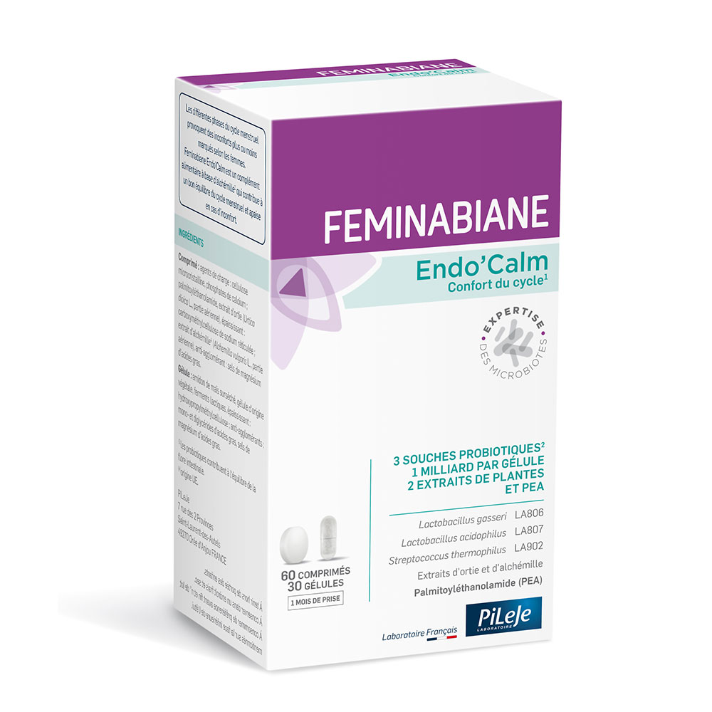 Pileje Feminabiane Endo'calm 60 comprimidos + 30 cápsulas