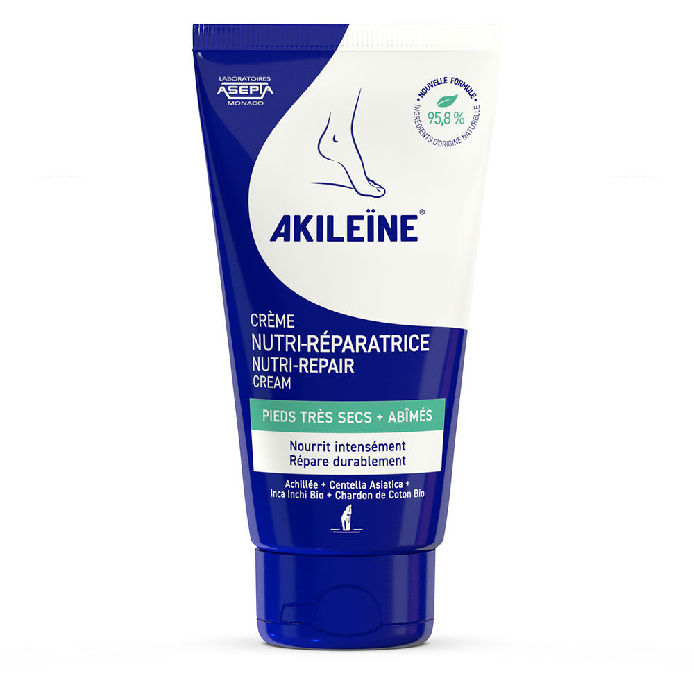Asepta Akileine Crema pies nutritiva reparadora 75 ml