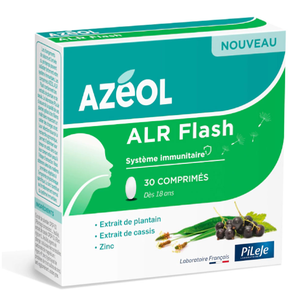 Pileje Azeol Immune System 30 Comprimidos Azéol ALR Flash Pileje Flash ALR 30 comprimidos