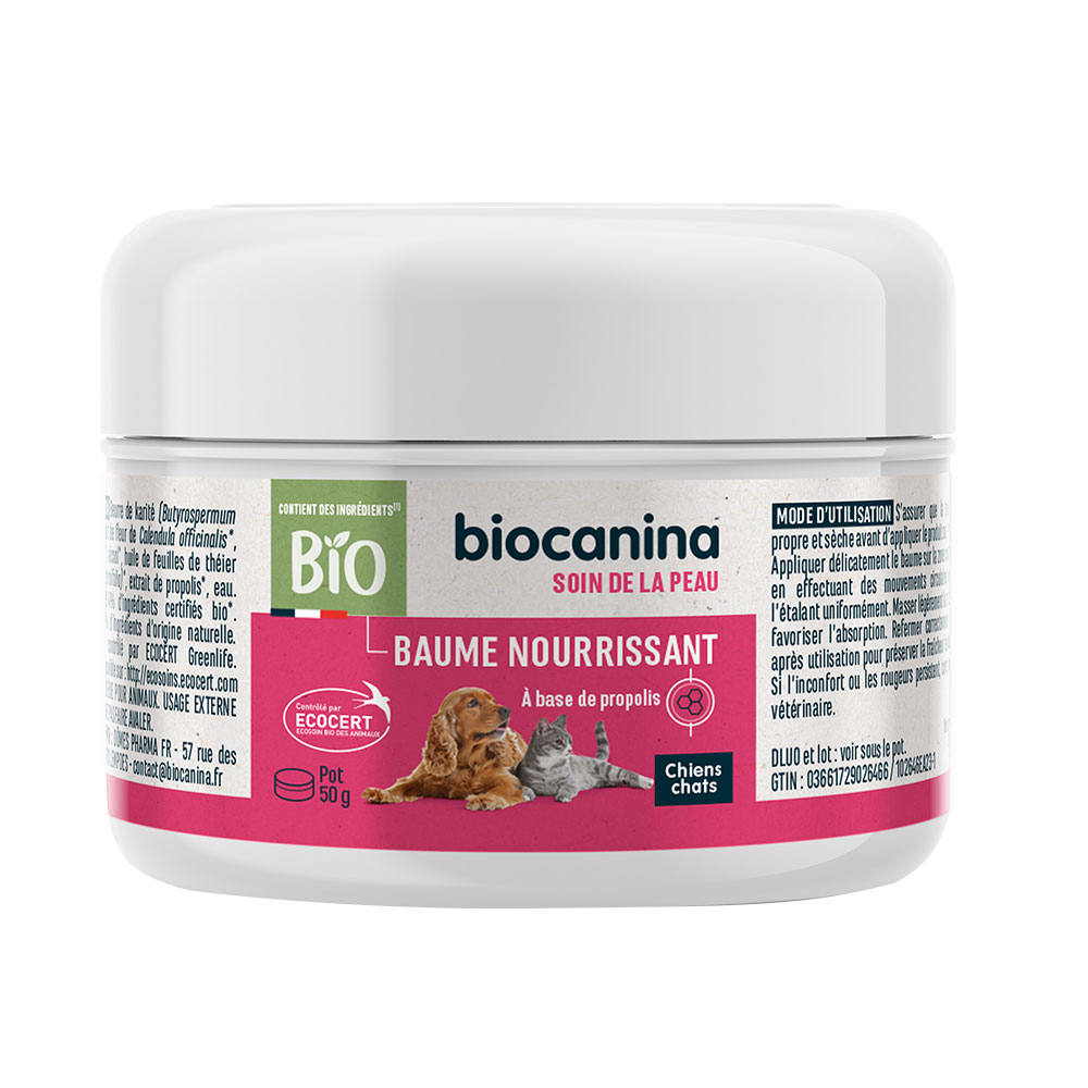 Biocanina Bálsamo nutritivo con propóleo ecológico perros y gatos 50g