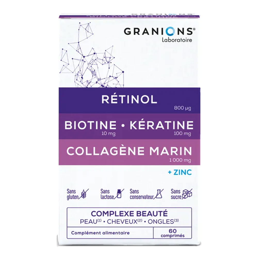 Granions Complex Belleza piel, cabello y uñas 60 comprimidos
