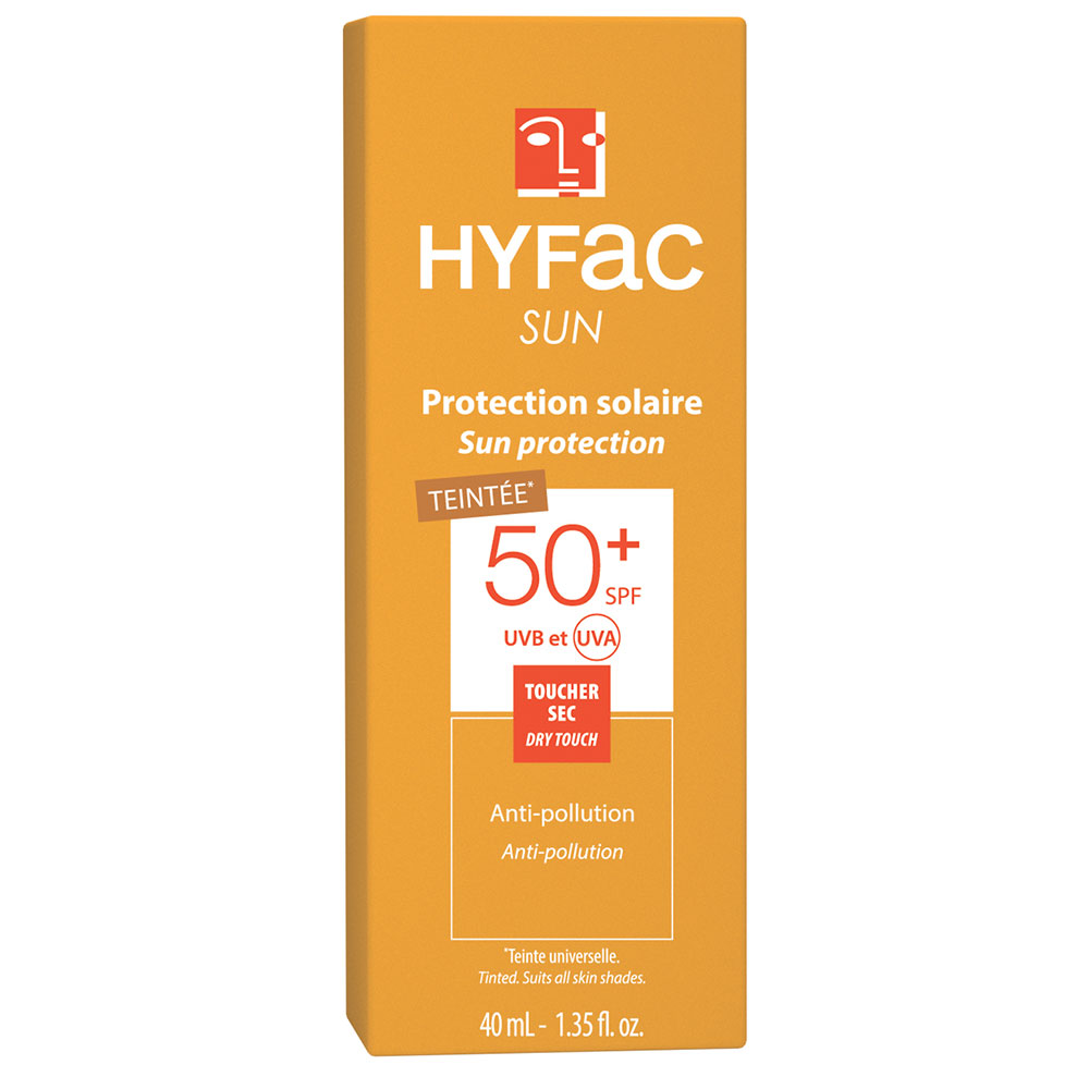 Hyfac Sun Protect SPF50+ Protector solar con color 40 ml