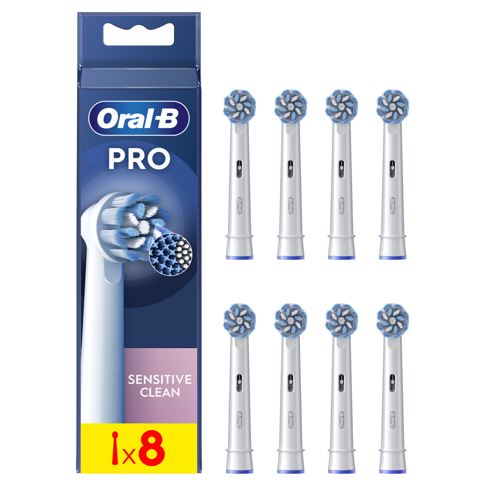 Oral-B Sensitive Clean Cepillos para cepillo de dientes eléctrico 8 x