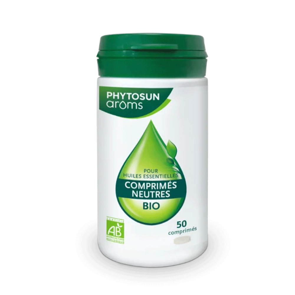 Phytosun Aroms Base neutra bio para aceite esencial 50 comprimidos