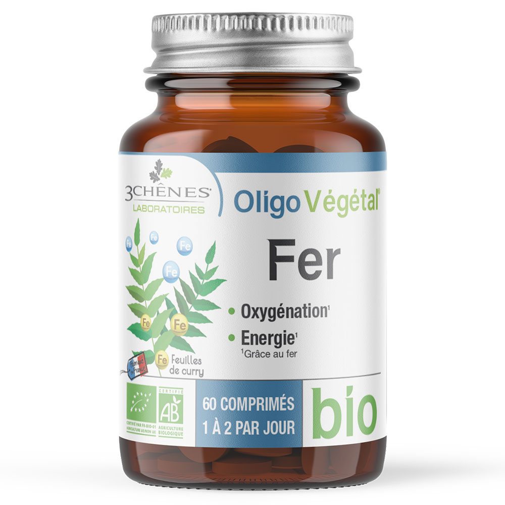 3 Chênes Hierro Bio 60 comprimidos