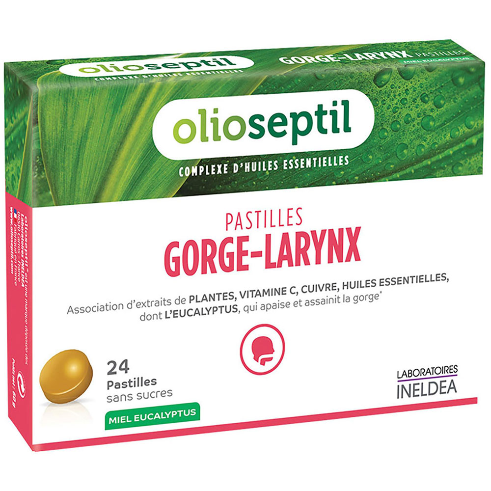 Olioseptil Garganta laringe 24 pastillas
