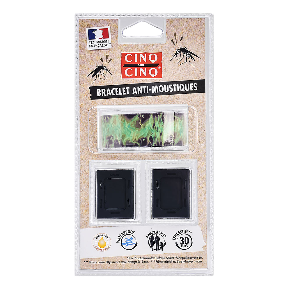 Cinq Sur Cinq Pulsera antimosquitos a partir de 3 años x1