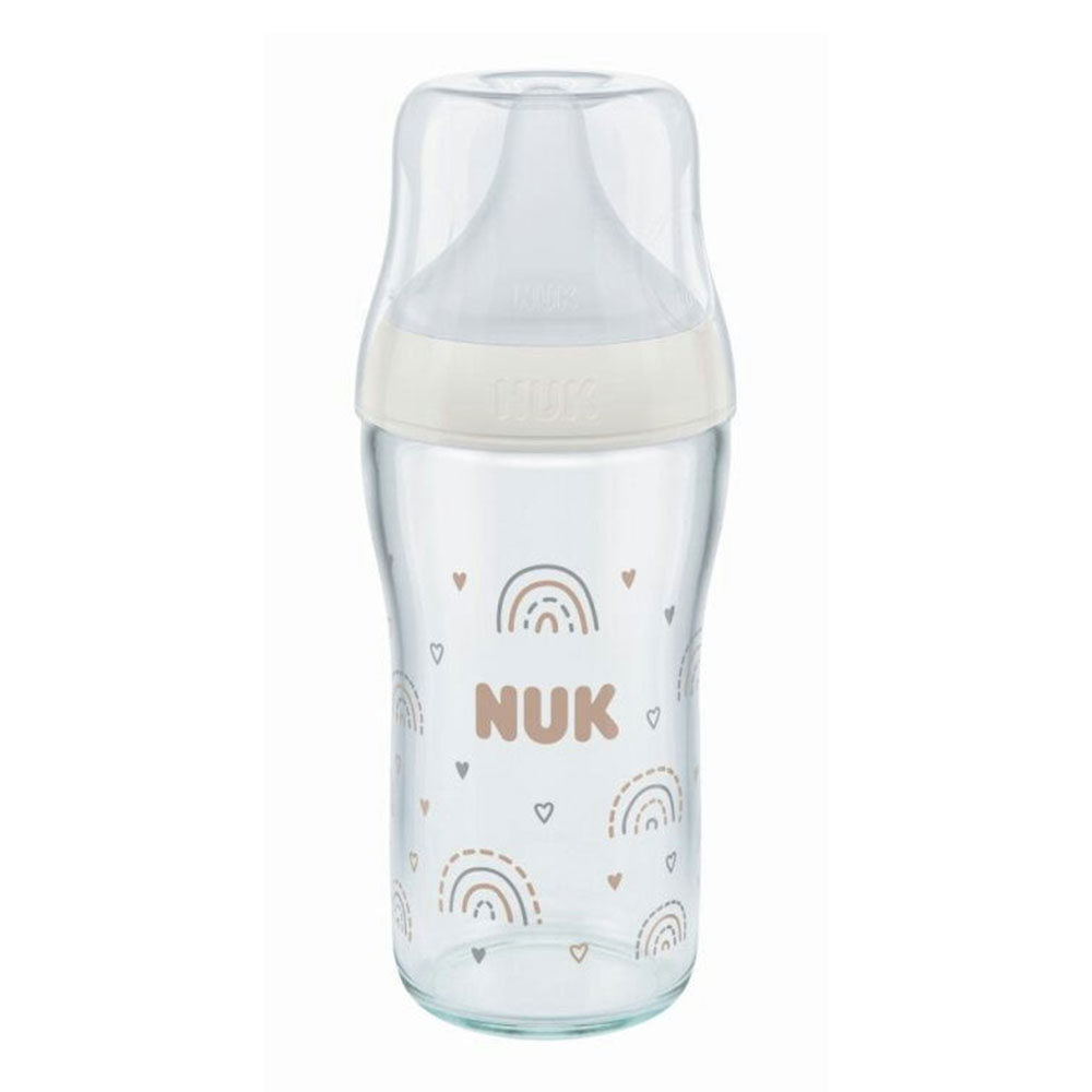Nuk Perfect Match Biberón de vidrio a partir de 3 meses 230 ml