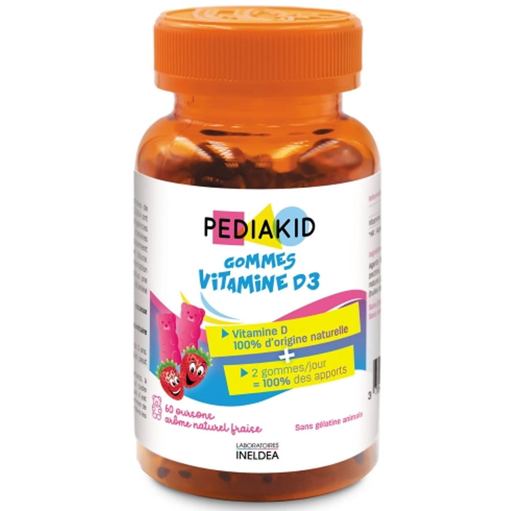 Pediakid Gominolas de vitamina D3 60 ositos
